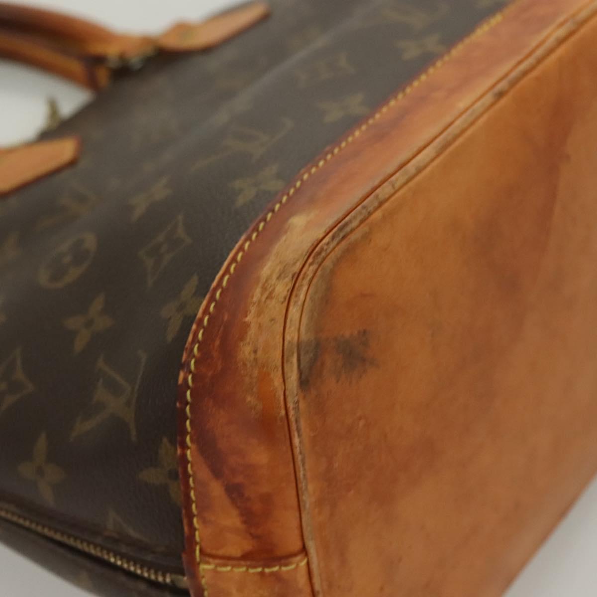 LOUIS VUITTON Monogram Alma Hand Bag M51130 LV Auth BA3764