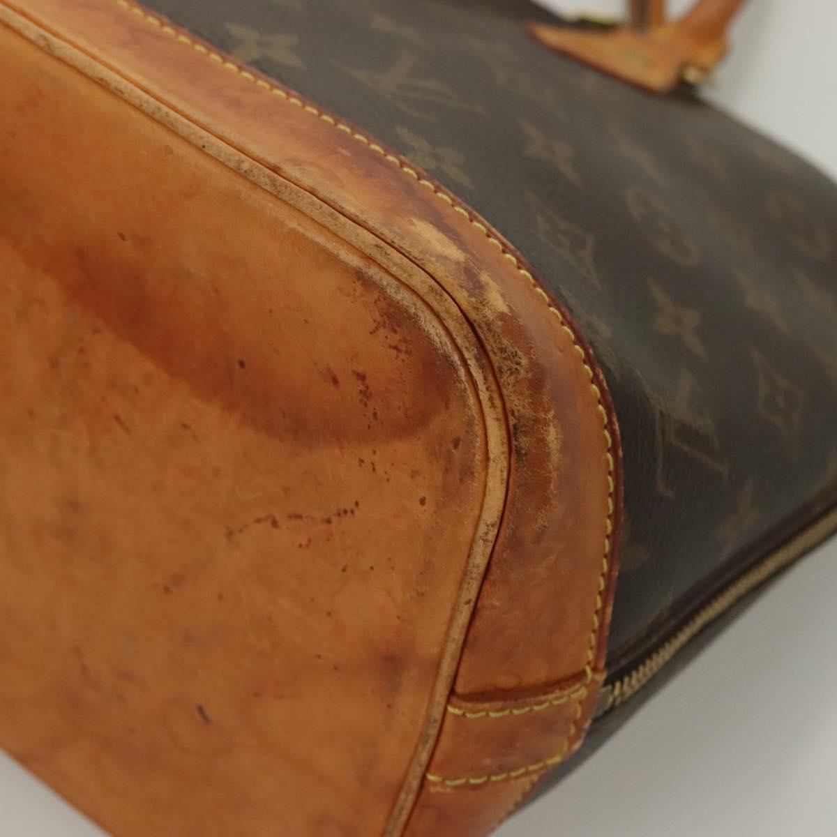 LOUIS VUITTON Monogram Alma Hand Bag M51130 LV Auth BA3764