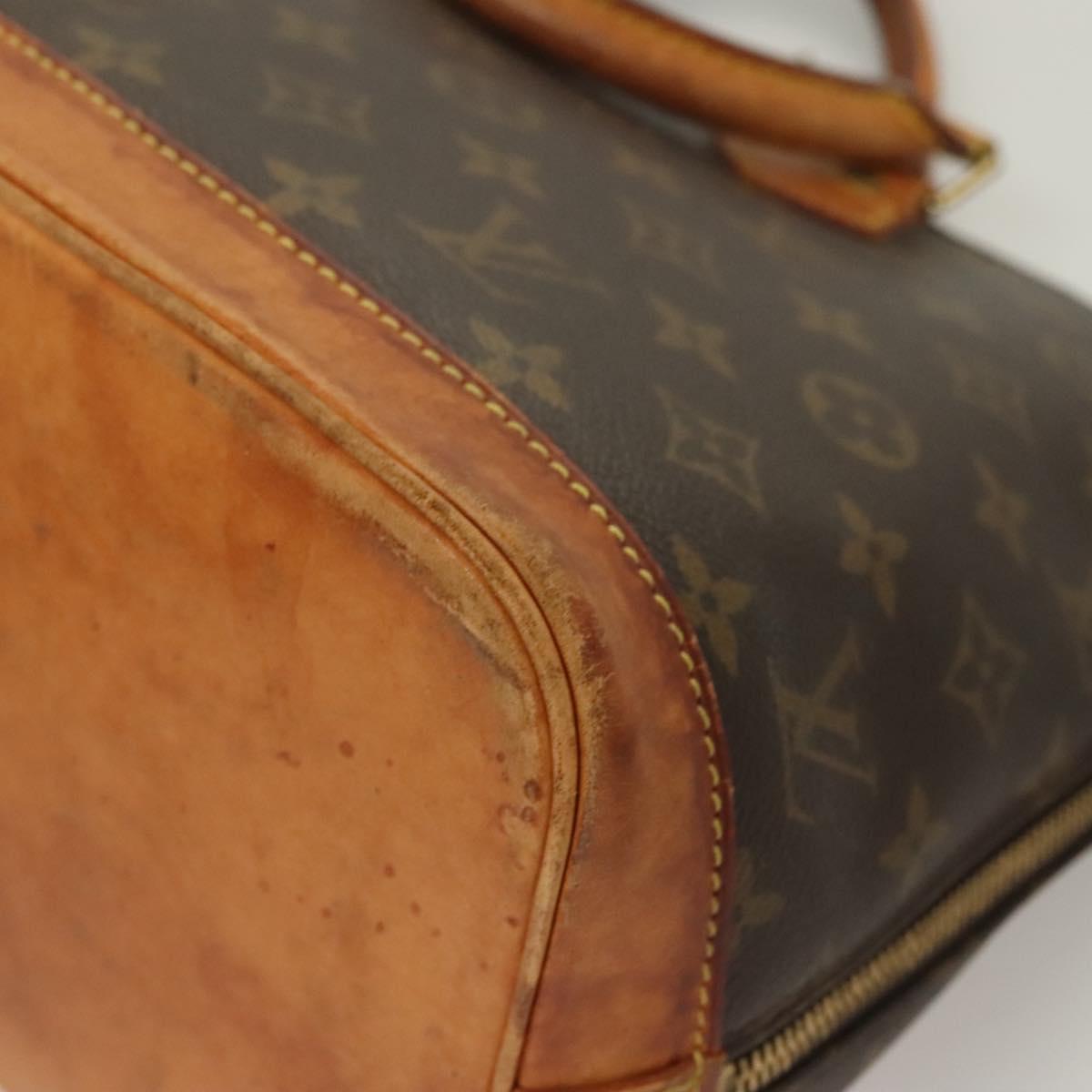 LOUIS VUITTON Monogram Alma Hand Bag M51130 LV Auth BA3764