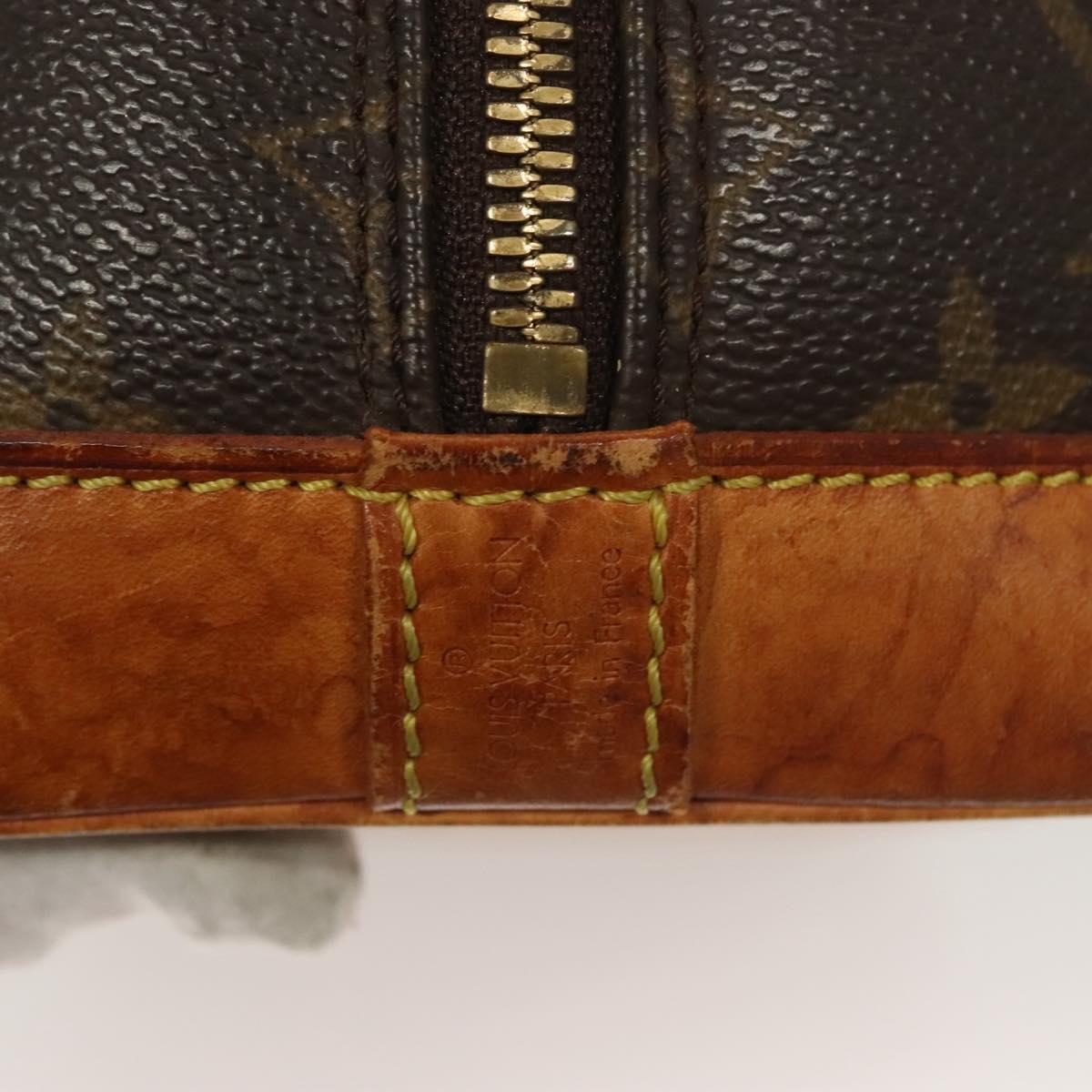 LOUIS VUITTON Monogram Alma Hand Bag M51130 LV Auth BA3764