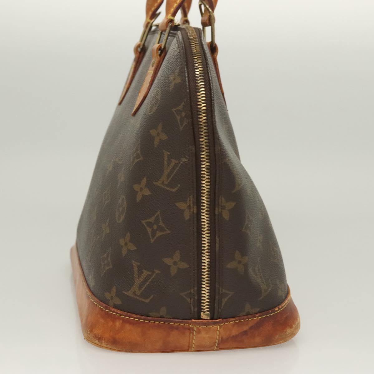 LOUIS VUITTON Monogram Alma Hand Bag M51130 LV Auth BA3764