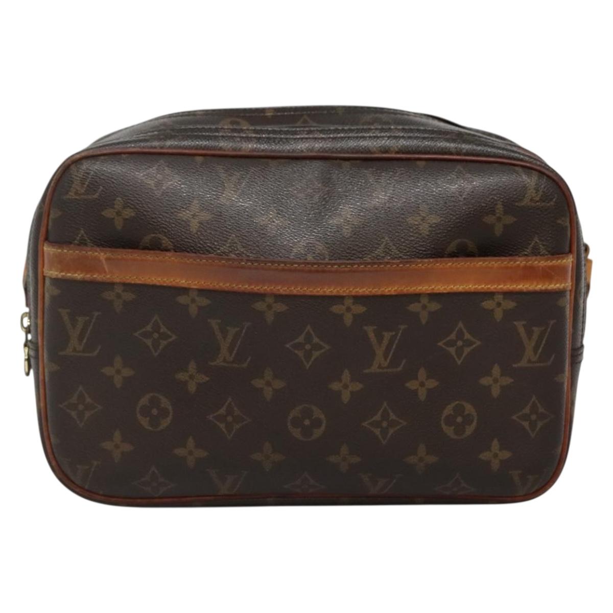 LOUIS VUITTON Monogram Reporter PM Shoulder Bag M45254 LV Auth BA3768