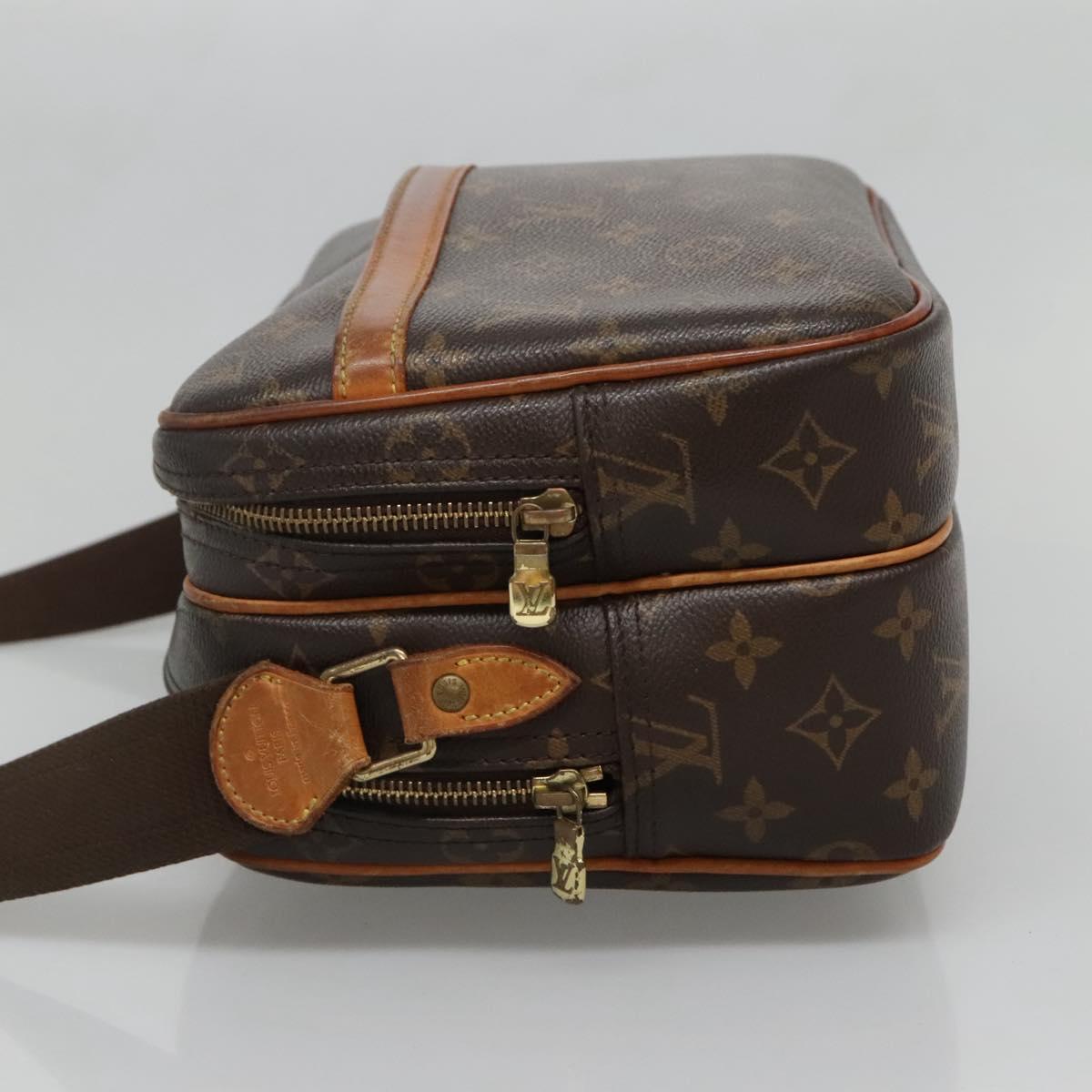 LOUIS VUITTON Monogram Reporter PM Shoulder Bag M45254 LV Auth BA3768