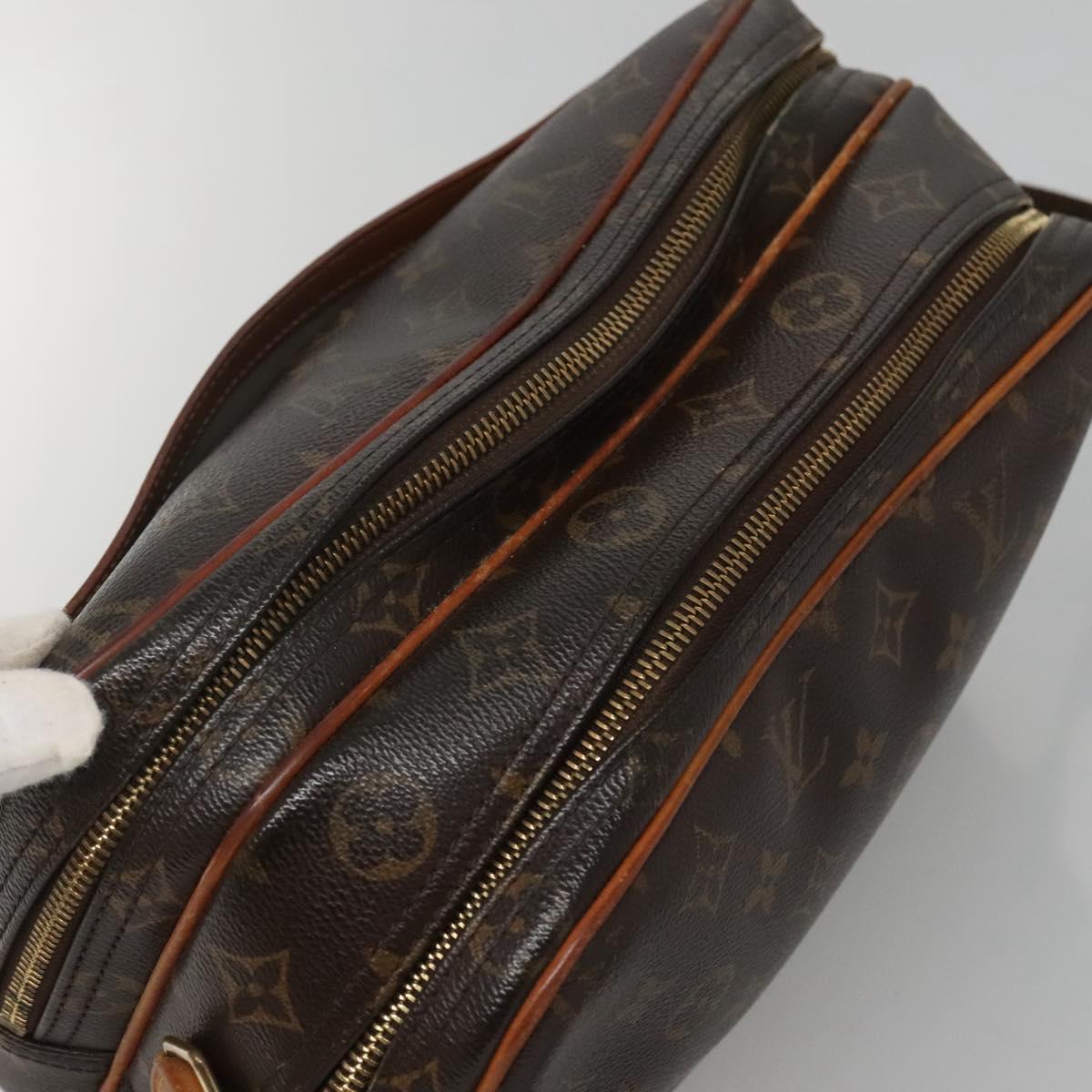 LOUIS VUITTON Monogram Reporter PM Shoulder Bag M45254 LV Auth BA3768