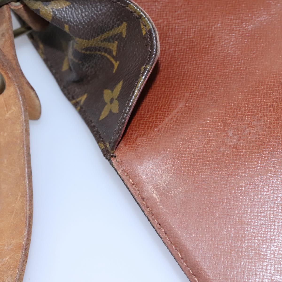 LOUIS VUITTON Monogram Cartouchiere MM Shoulder Bag M51253 LV Auth BA379