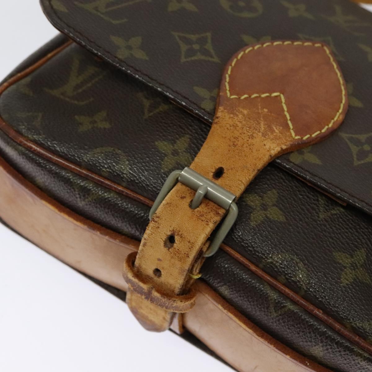 LOUIS VUITTON Monogram Cartouchiere MM Shoulder Bag Vintage M51253 Auth BA3803