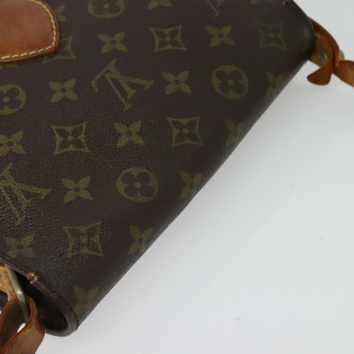 LOUIS VUITTON Monogram Cartouchiere MM Shoulder Bag Vintage M51253 Auth BA3803