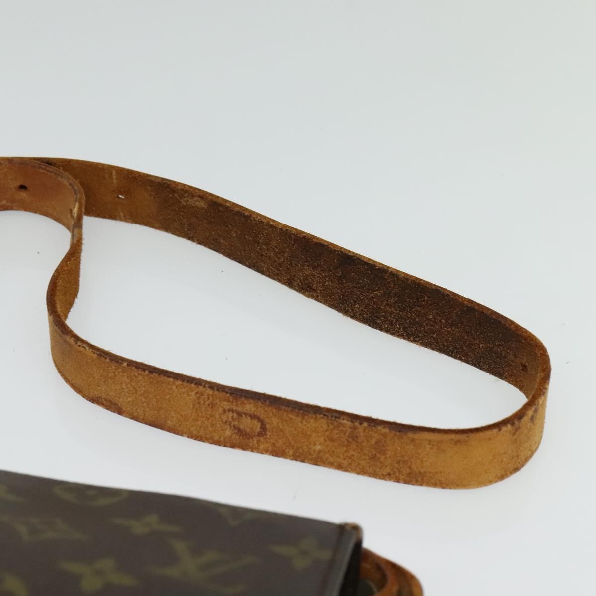 LOUIS VUITTON Monogram Cartouchiere MM Shoulder Bag Vintage M51253 Auth BA3803