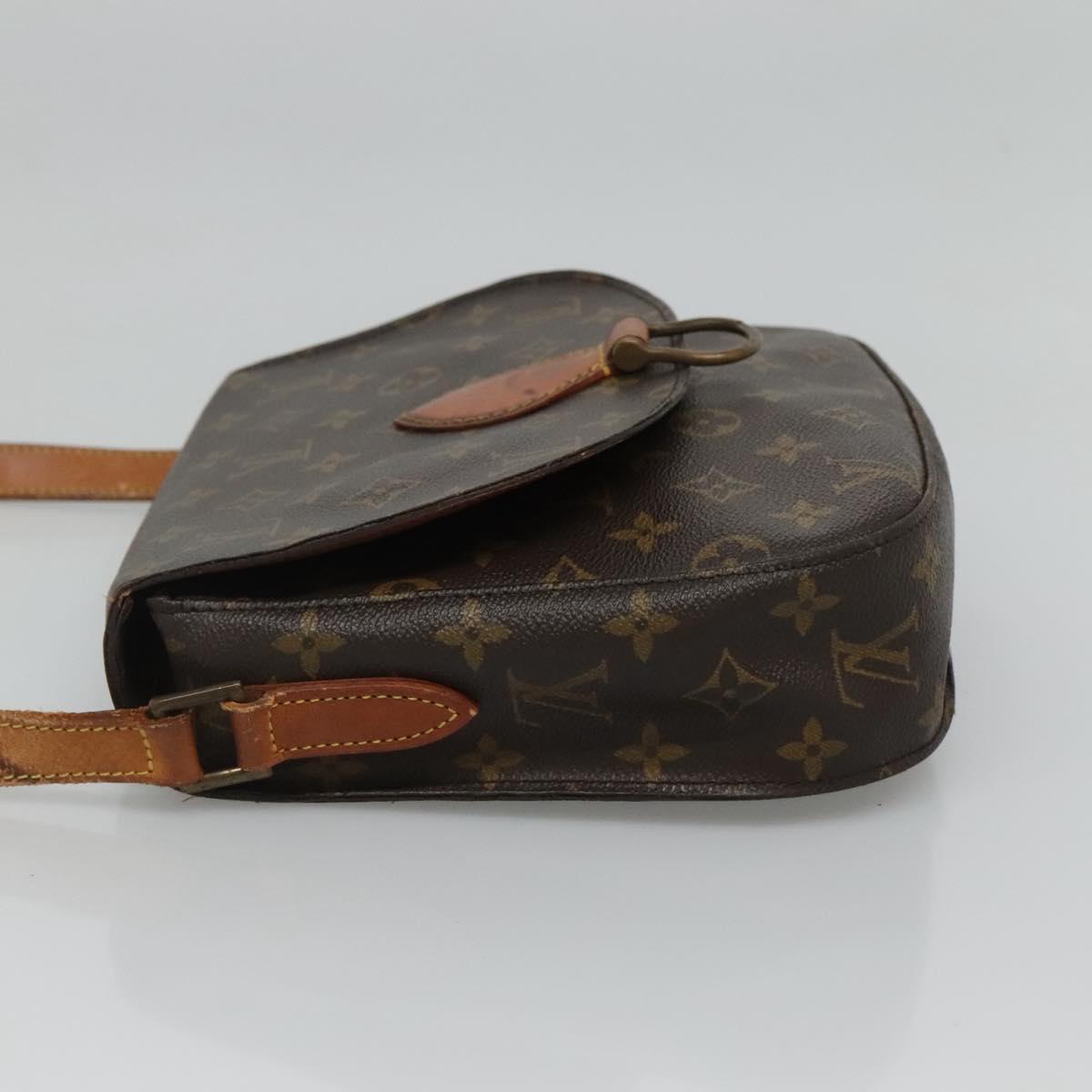 LOUIS VUITTON Monogram Saint Cloud GM Shoulder Bag M51242 LV Auth BA382