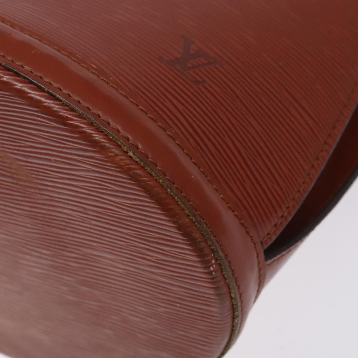 LOUIS VUITTON Epi Cluny Shoulder Bag Brown M52253 LV Auth BA3869