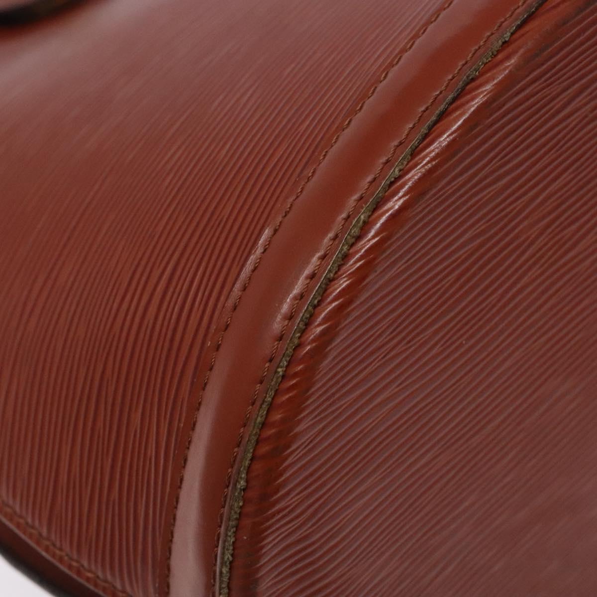 LOUIS VUITTON Epi Cluny Shoulder Bag Brown M52253 LV Auth BA3869