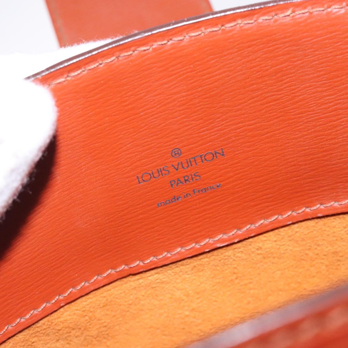 LOUIS VUITTON Epi Cluny Shoulder Bag Brown M52253 LV Auth BA3869