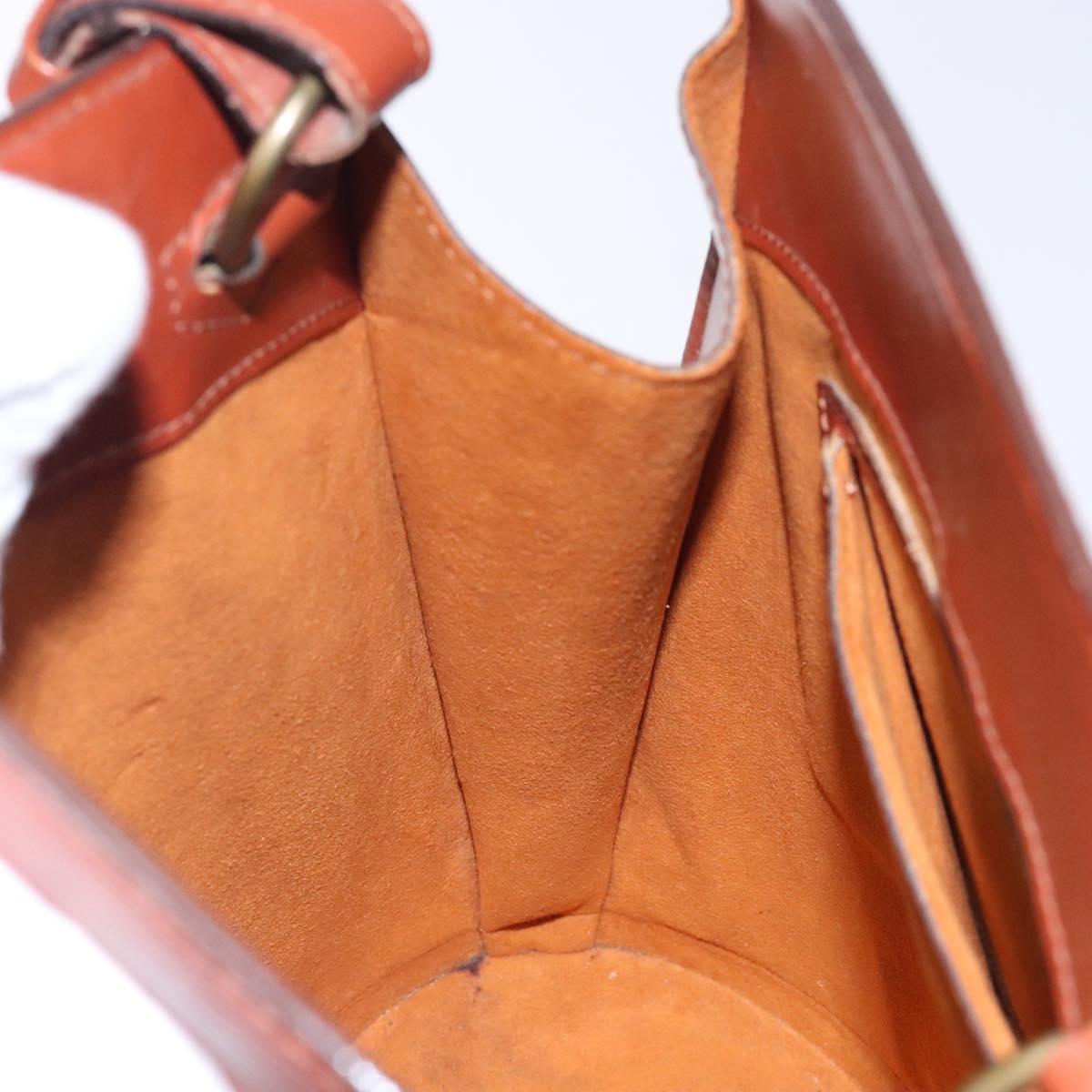 LOUIS VUITTON Epi Cluny Shoulder Bag Brown M52253 LV Auth BA3869