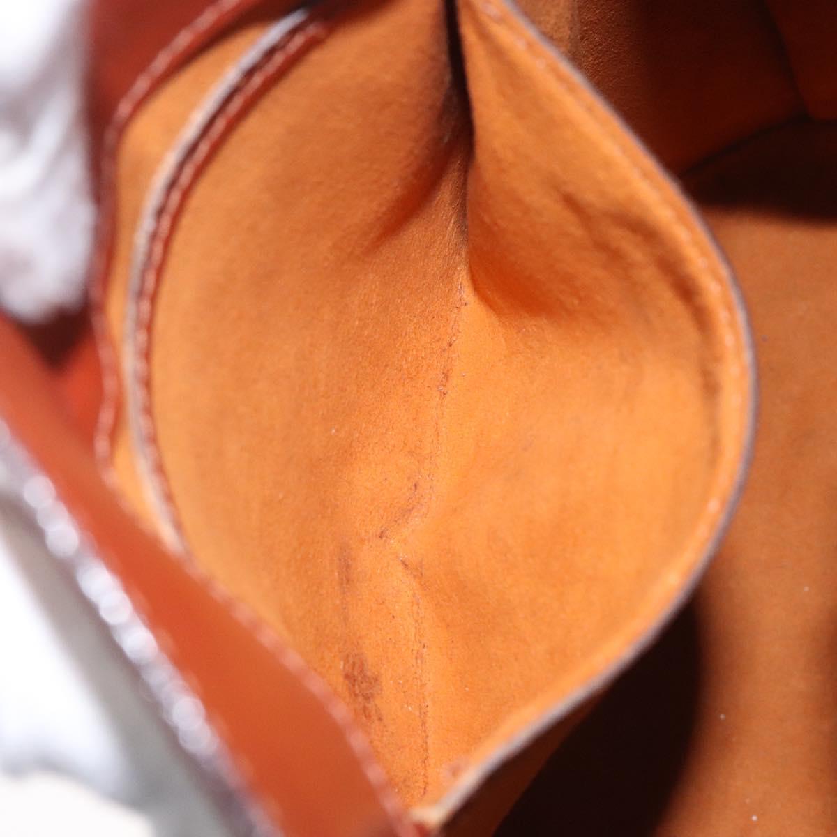 LOUIS VUITTON Epi Cluny Shoulder Bag Brown M52253 LV Auth BA3869