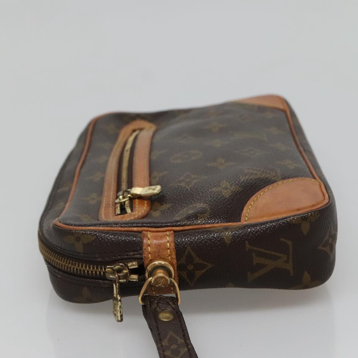 LOUIS VUITTON Monogram Marly Dragonne GM Clutch Bag M51825 LV Auth BA3872