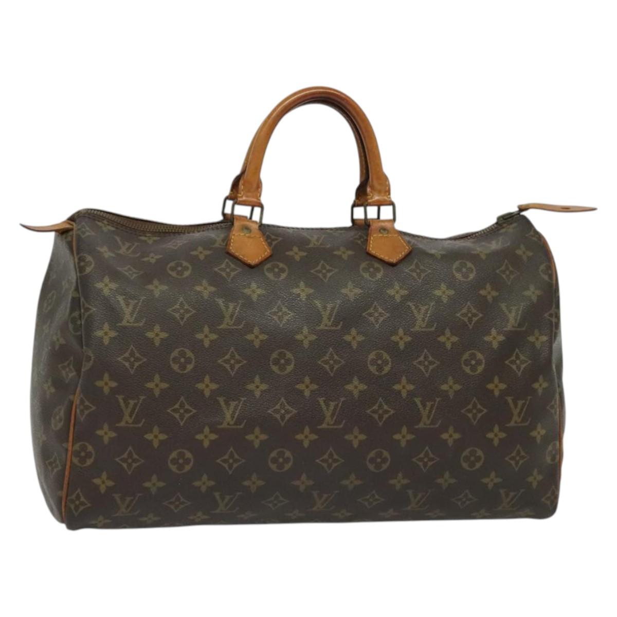 LOUIS VUITTON Monogram Speedy 40 Hand Bag Vintage M41522 LV Auth BA3873
