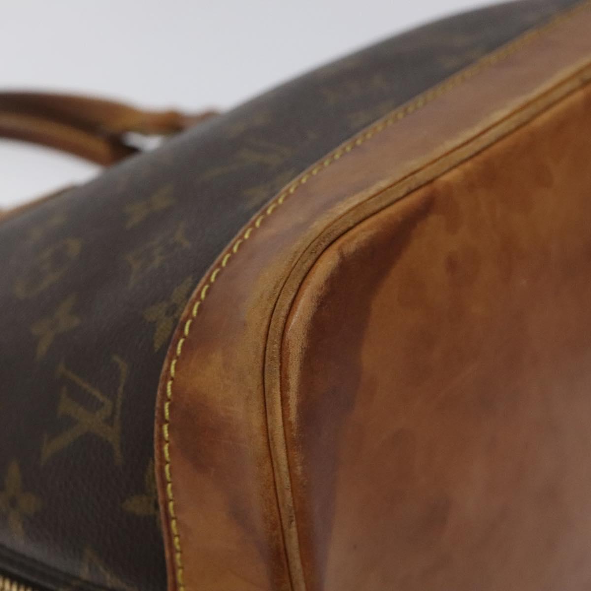 LOUIS VUITTON Monogram Alma Hand Bag M51130 LV Auth BA3881