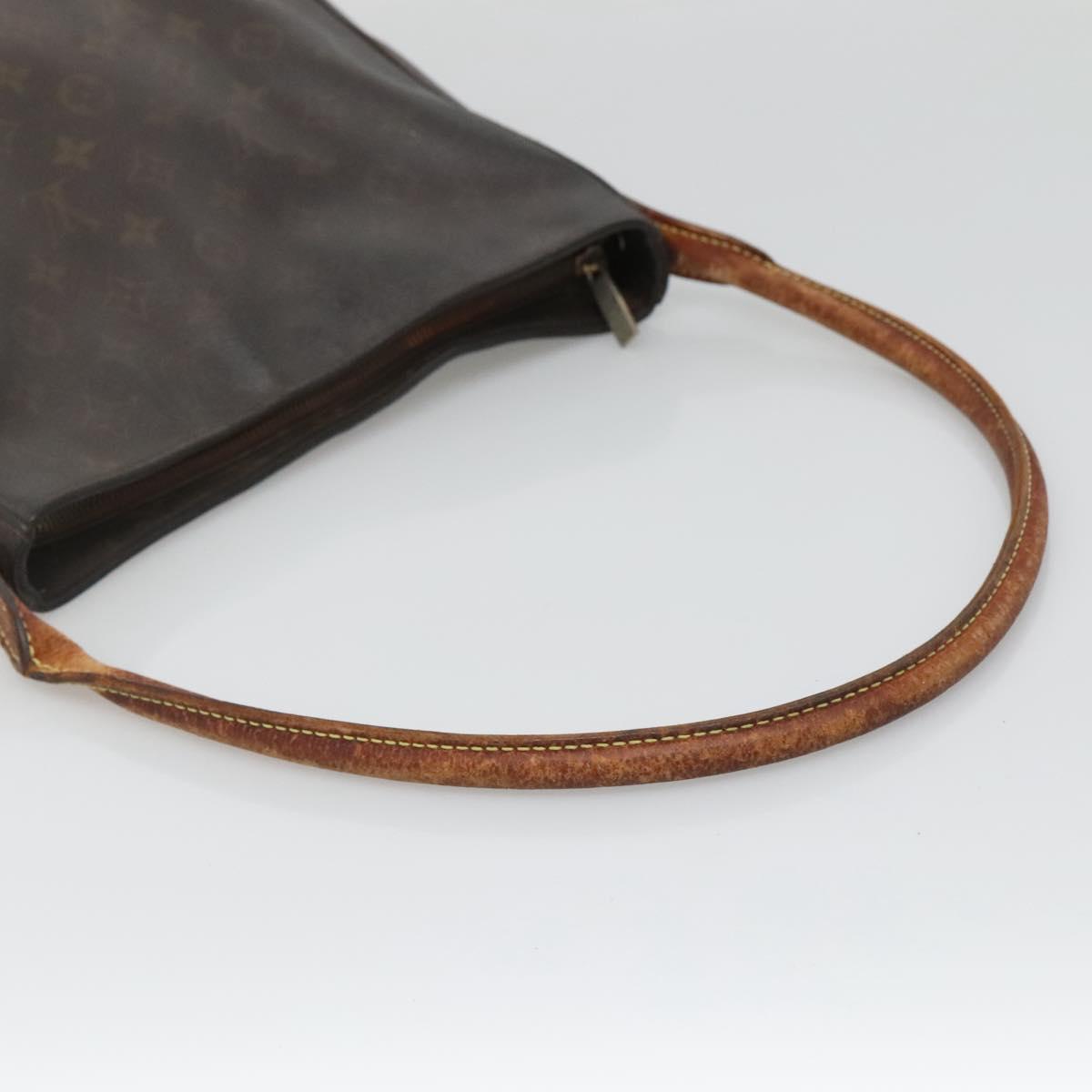 LOUIS VUITTON Monogram Looping GM Shoulder Bag M51145 LV Auth BA3890