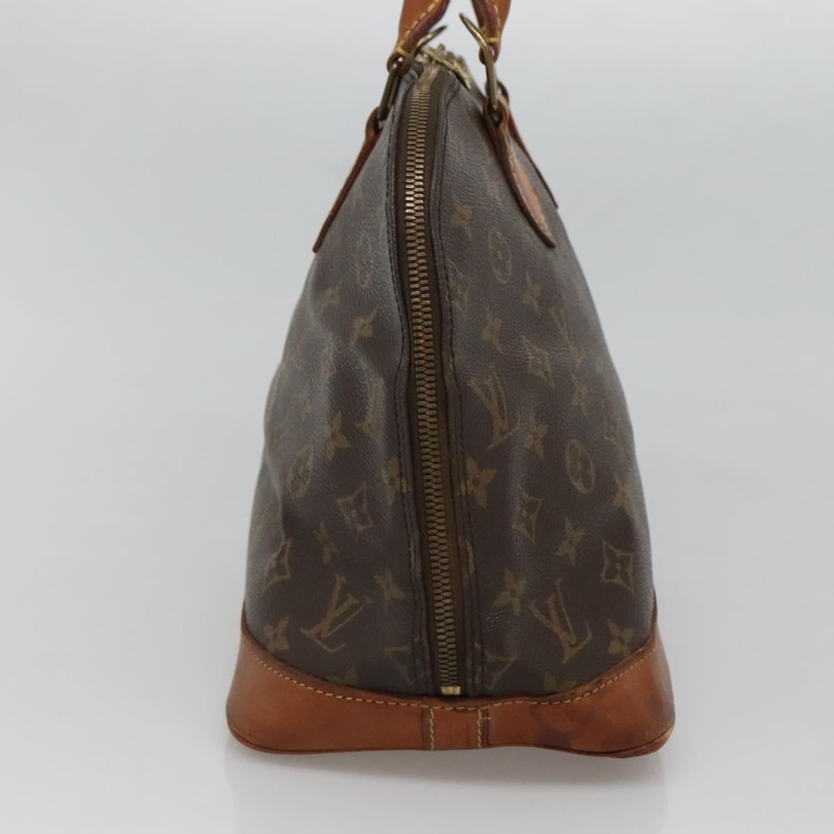 LOUIS VUITTON Monogram Alma Hand Bag M51130 LV Auth BA3924