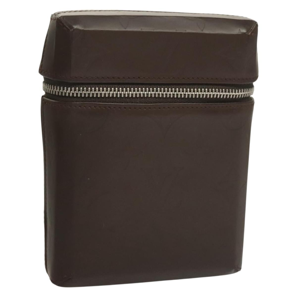 LOUIS VUITTON Monogram Lace Ray Pouch Brown M46550 LV Auth BA3945