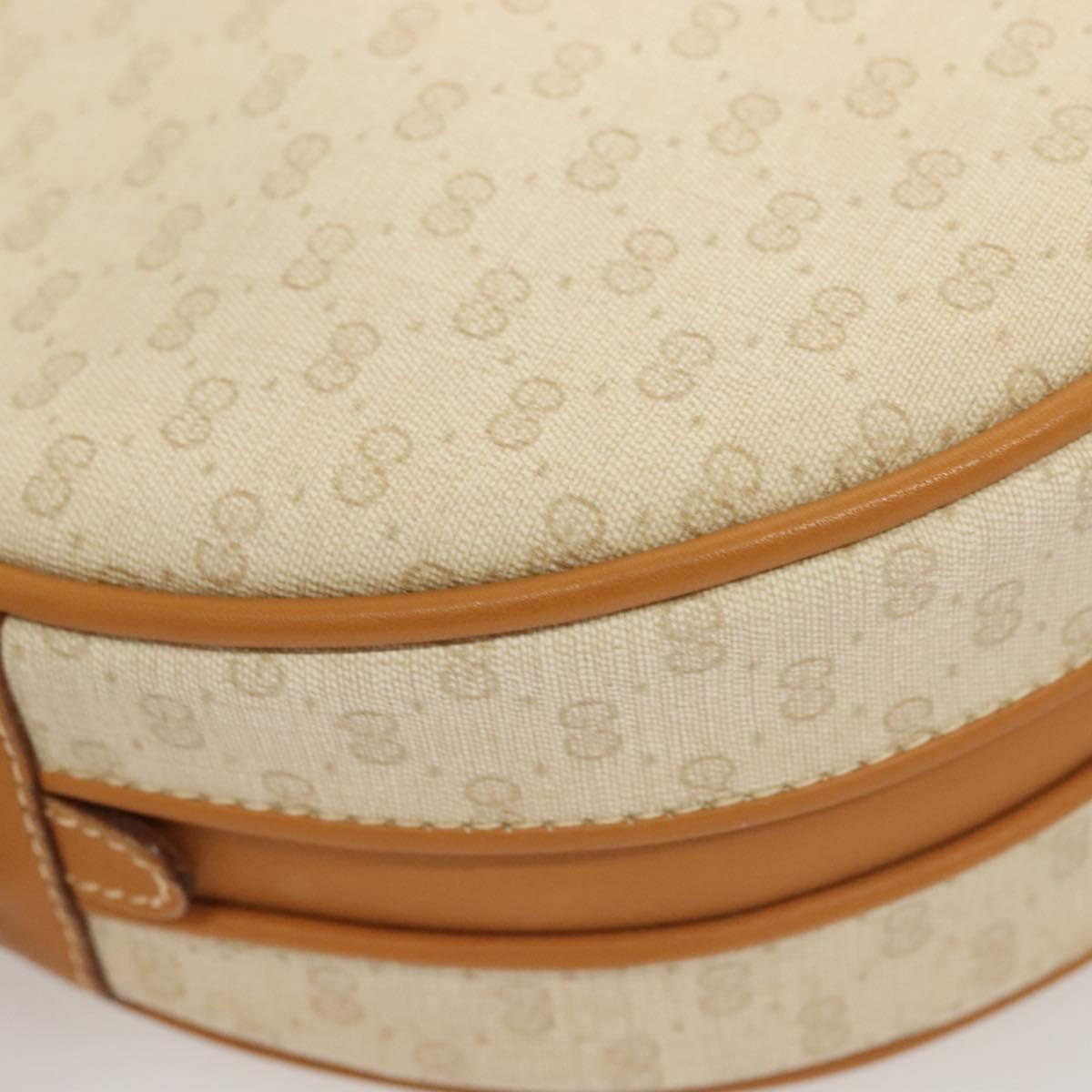 GUCCI Micro GG Supreme Shoulder Bag PVC Beige Gold 007 115 0088 Auth BA3970