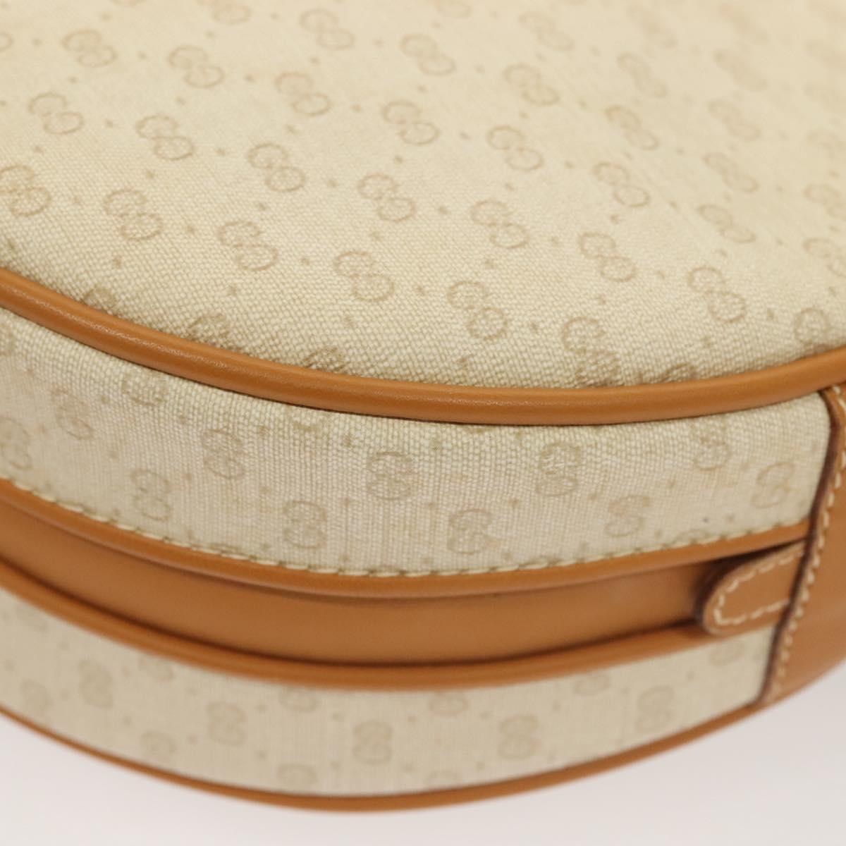 GUCCI Micro GG Supreme Shoulder Bag PVC Beige Gold 007 115 0088 Auth BA3970