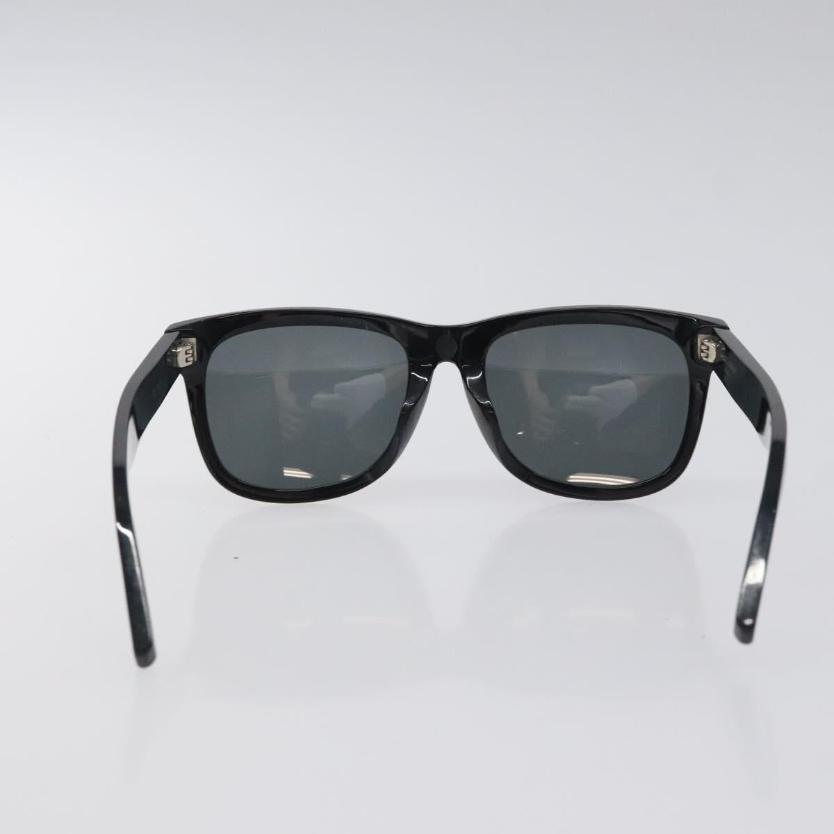 SAINT LAURENT Sunglasses Plastic Black Auth BA3984