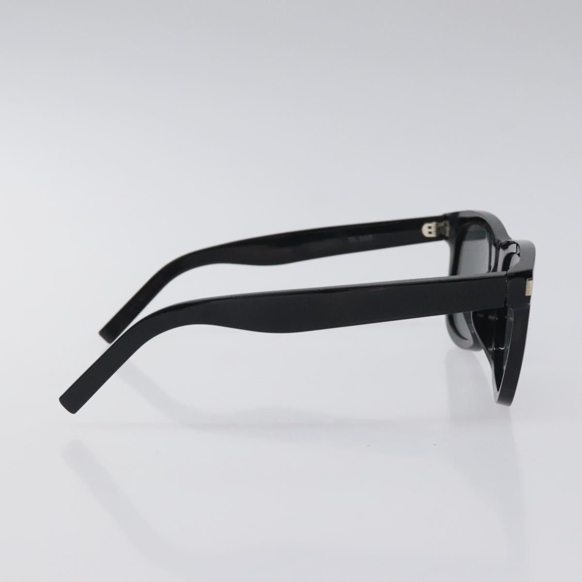 SAINT LAURENT Sunglasses Plastic Black Auth BA3984