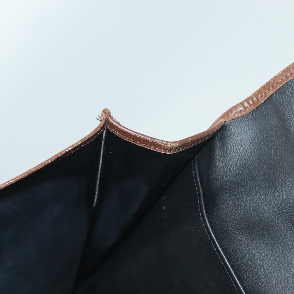 Burberrys Nova Check Document Case Clutch Bag Canvas Beige Gold Auth BA3988