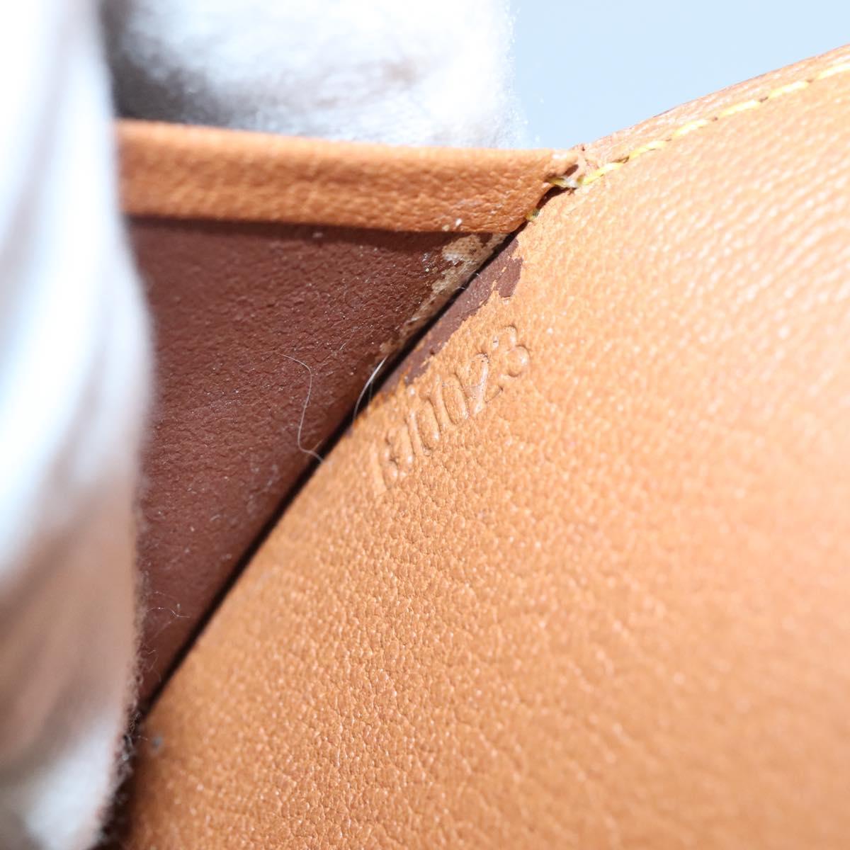 LOUIS VUITTON Nomad Agenda MM Day Planner Cover Brown R20473 LV Auth BA4001