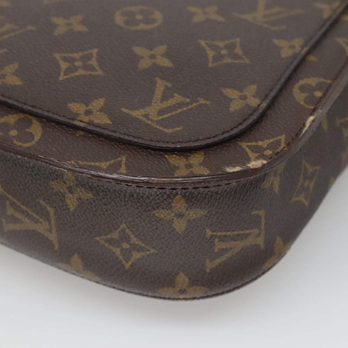 LOUIS VUITTON Monogram Saint Cloud GM Shoulder Bag M51242 LV Auth BA4027