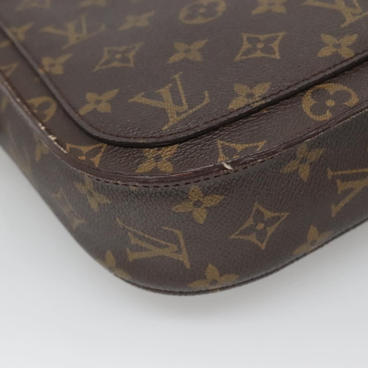 LOUIS VUITTON Monogram Saint Cloud GM Shoulder Bag M51242 LV Auth BA4027