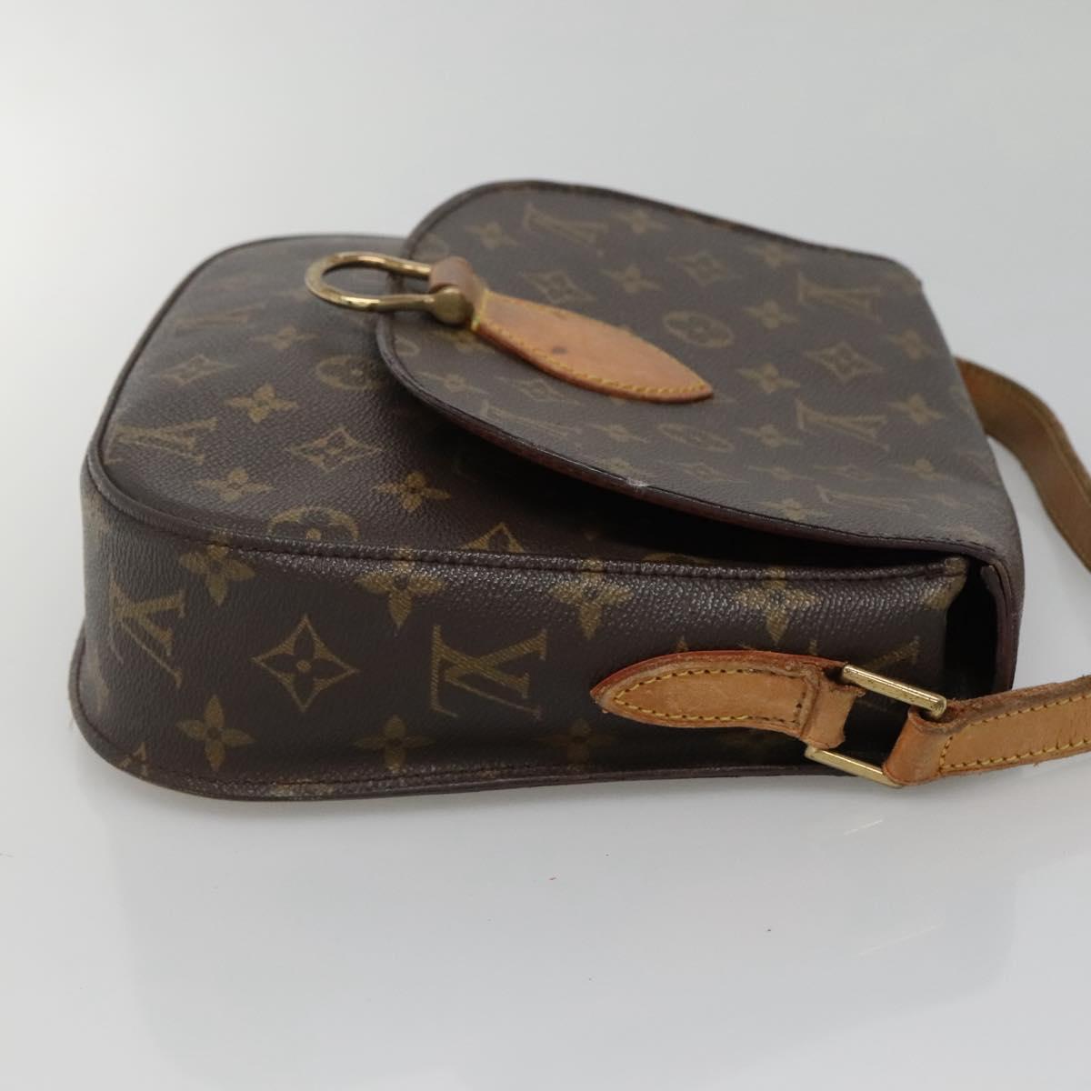 LOUIS VUITTON Monogram Saint Cloud GM Shoulder Bag M51242 LV Auth BA4027