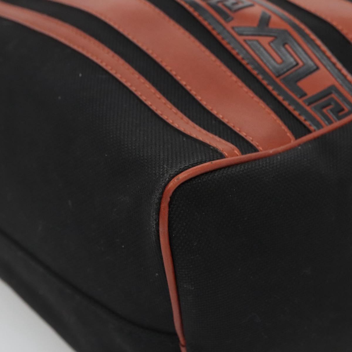 SAINT LAURENT Hand Bag Canvas Brown Auth BA4050