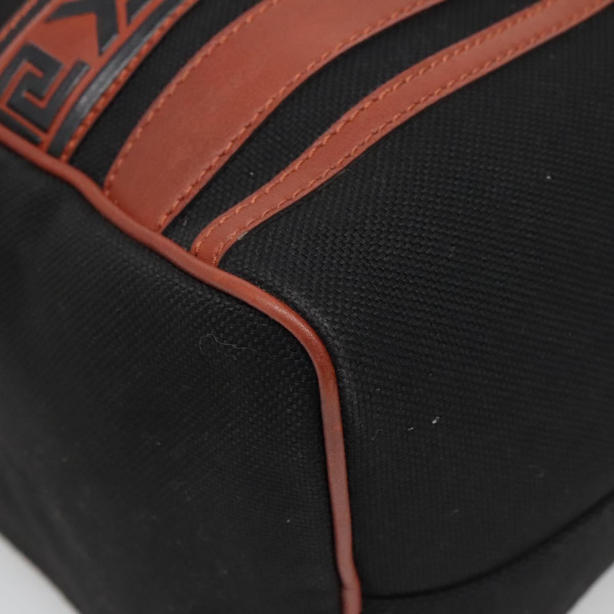 SAINT LAURENT Hand Bag Canvas Brown Auth BA4050