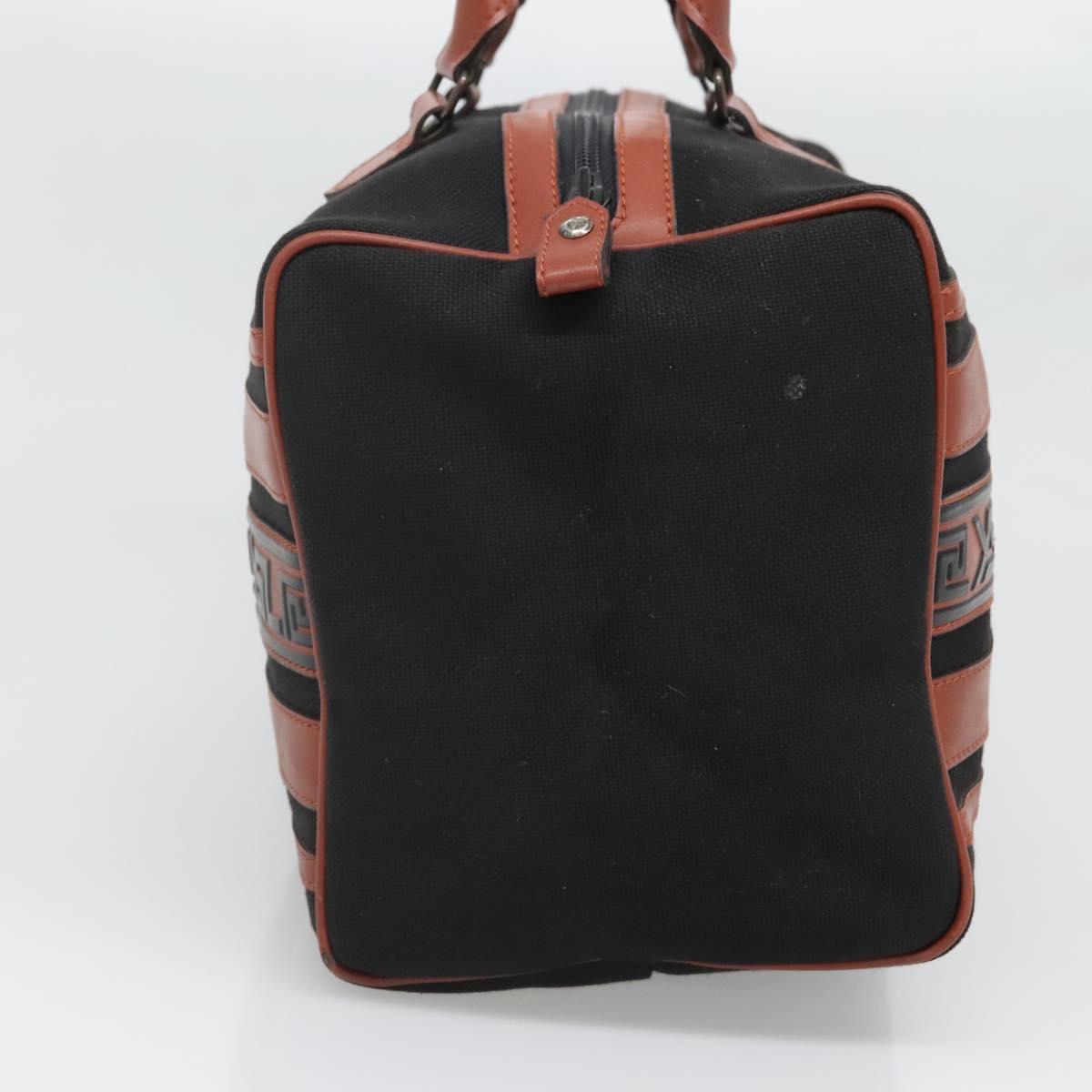 SAINT LAURENT Hand Bag Canvas Brown Auth BA4050