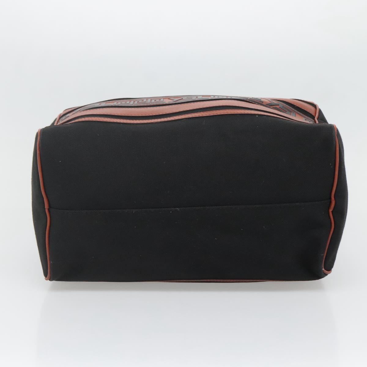 SAINT LAURENT Hand Bag Canvas Brown Auth BA4050