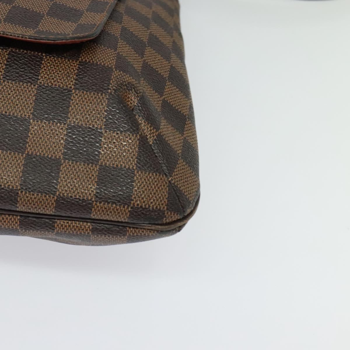 LOUIS VUITTON Damier Ebene Musette Shoulder Bag N51302 LV Auth BA4053