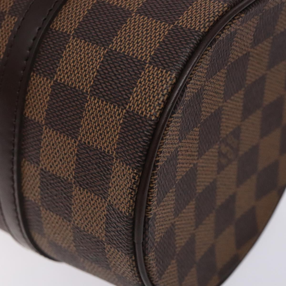 LOUIS VUITTON Damier Ebene Papillon 26 Hand Bag M51304 LV Auth BA4070V