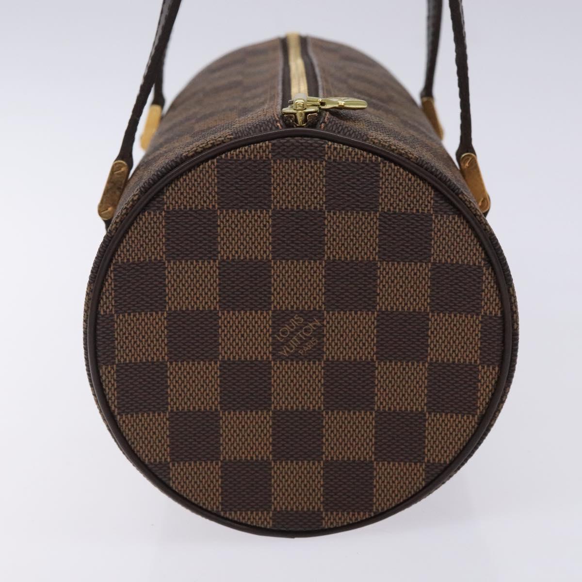 LOUIS VUITTON Damier Ebene Papillon 26 Hand Bag M51304 LV Auth BA4070V