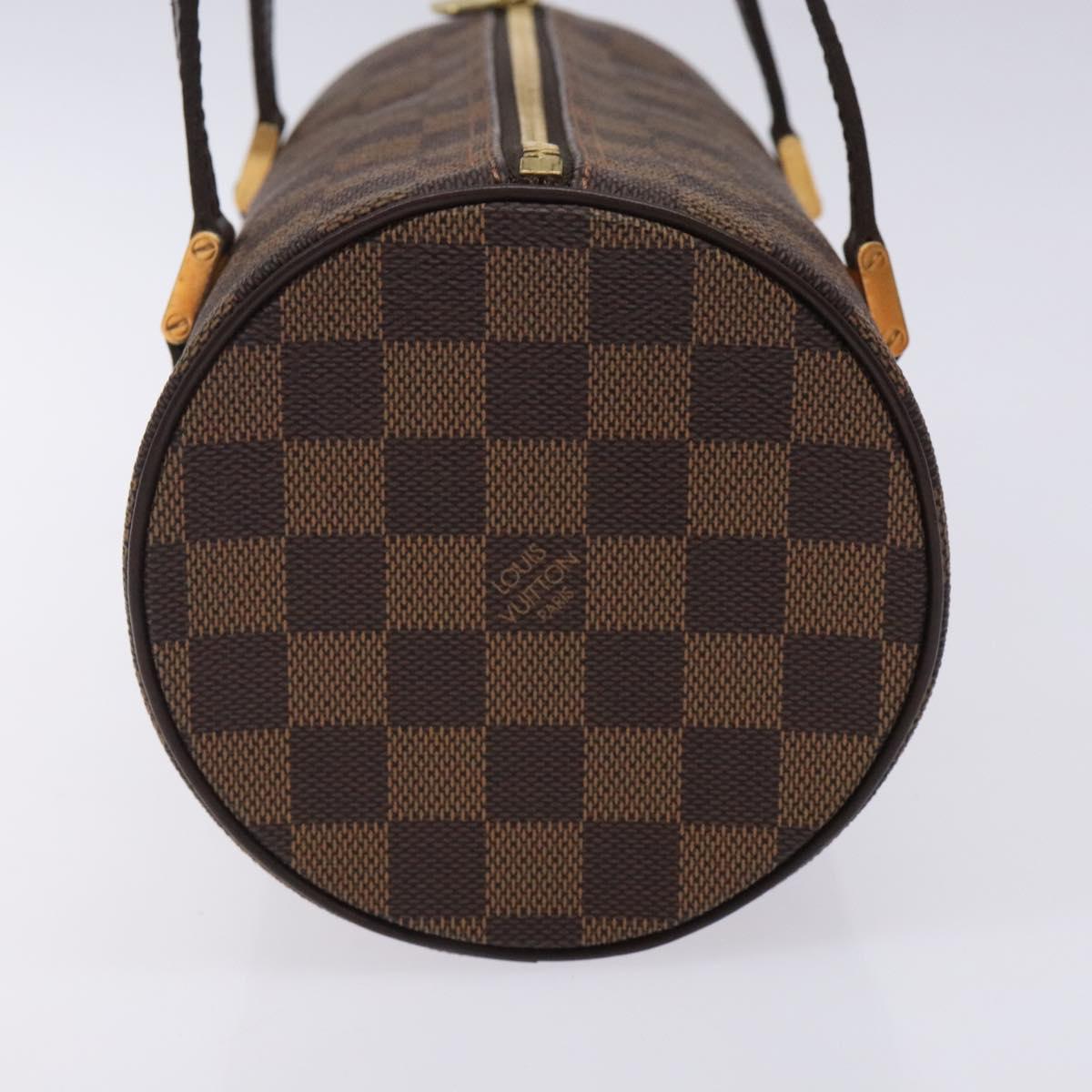 LOUIS VUITTON Damier Ebene Papillon 26 Hand Bag M51304 LV Auth BA4070V