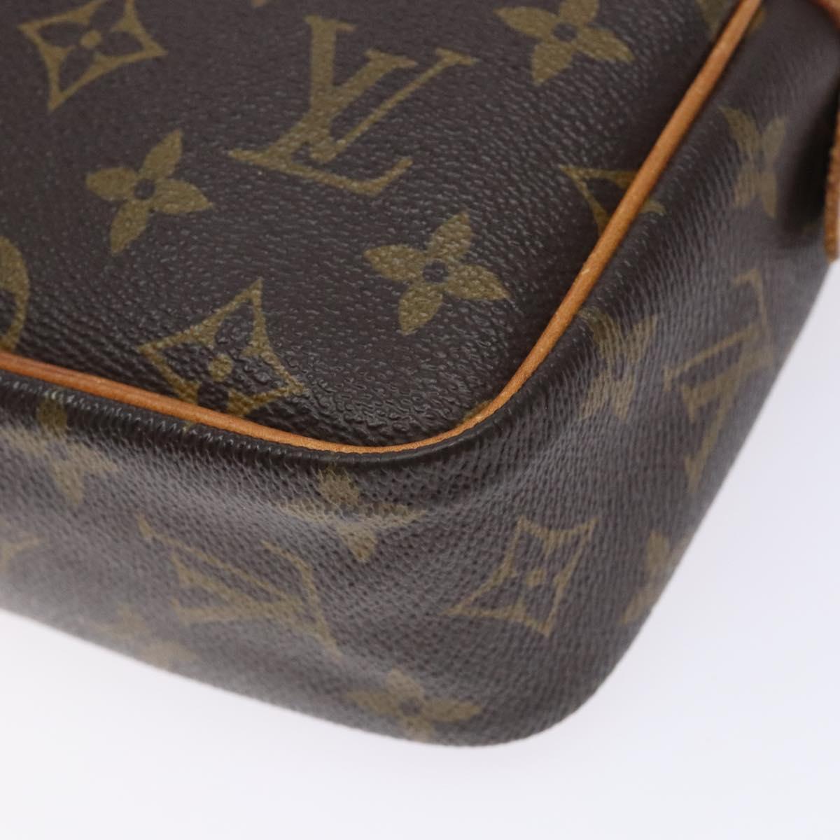 LOUIS VUITTON Monogram Compiegne 23 Clutch Bag M51847 LV Auth BA4092