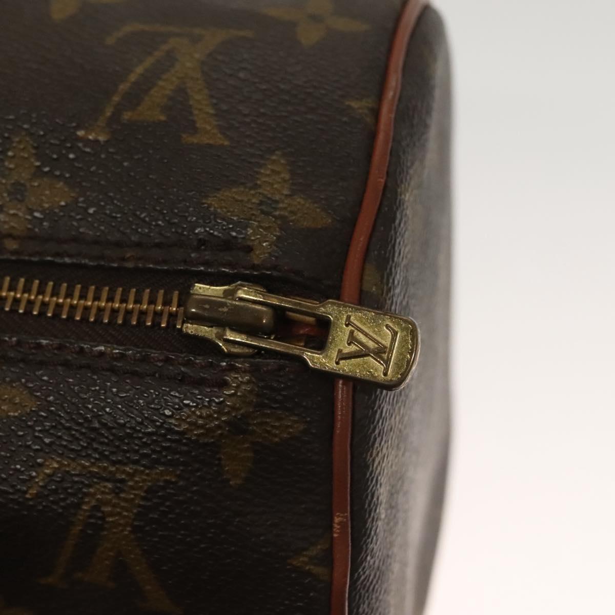 LOUIS VUITTON Monogram Papillon 30 Hand Bag M51385 LV Auth BA4107