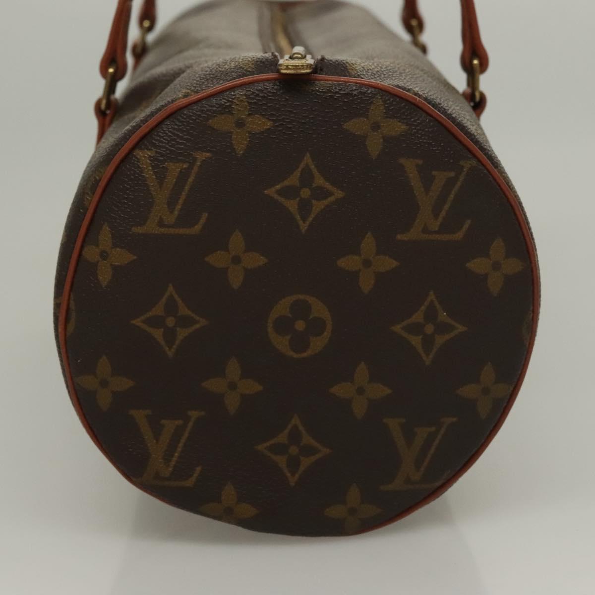 LOUIS VUITTON Monogram Papillon 30 Hand Bag M51385 LV Auth BA4107