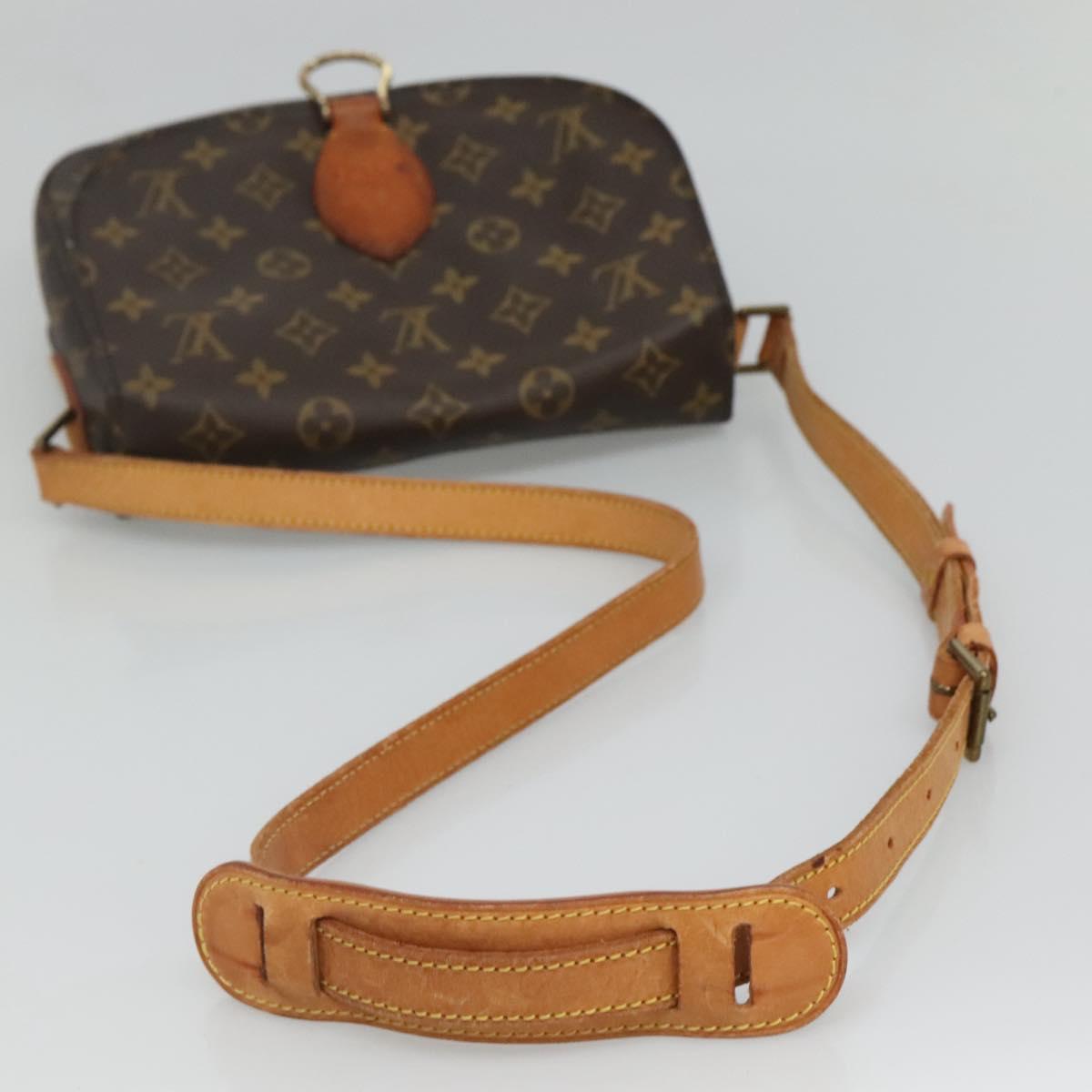 LOUIS VUITTON Monogram Saint Cloud GM Shoulder Bag M51242 LV Auth BA411