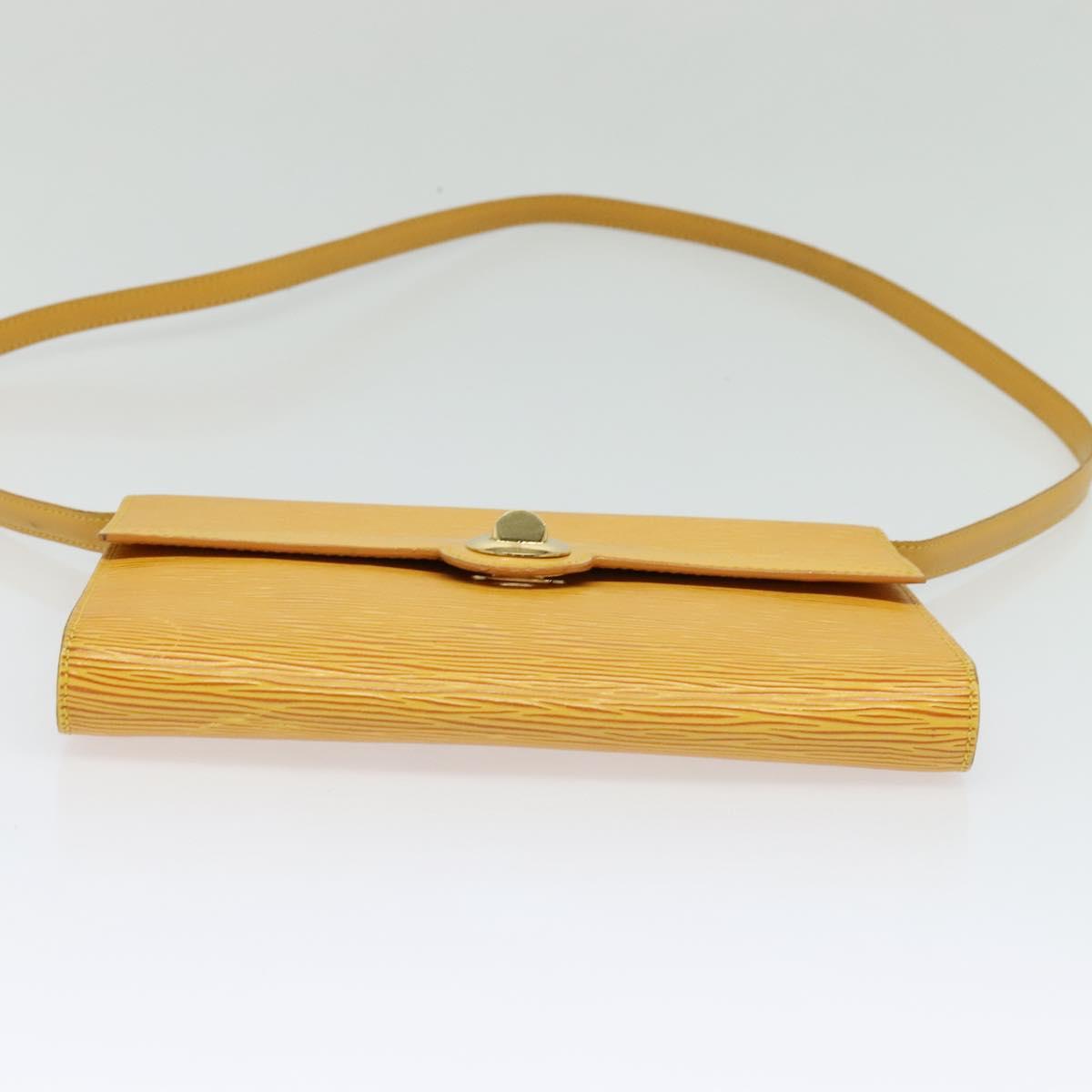 LOUIS VUITTON Epi Arsch Shoulder Bag Yellow M52579 LV Auth BA4144
