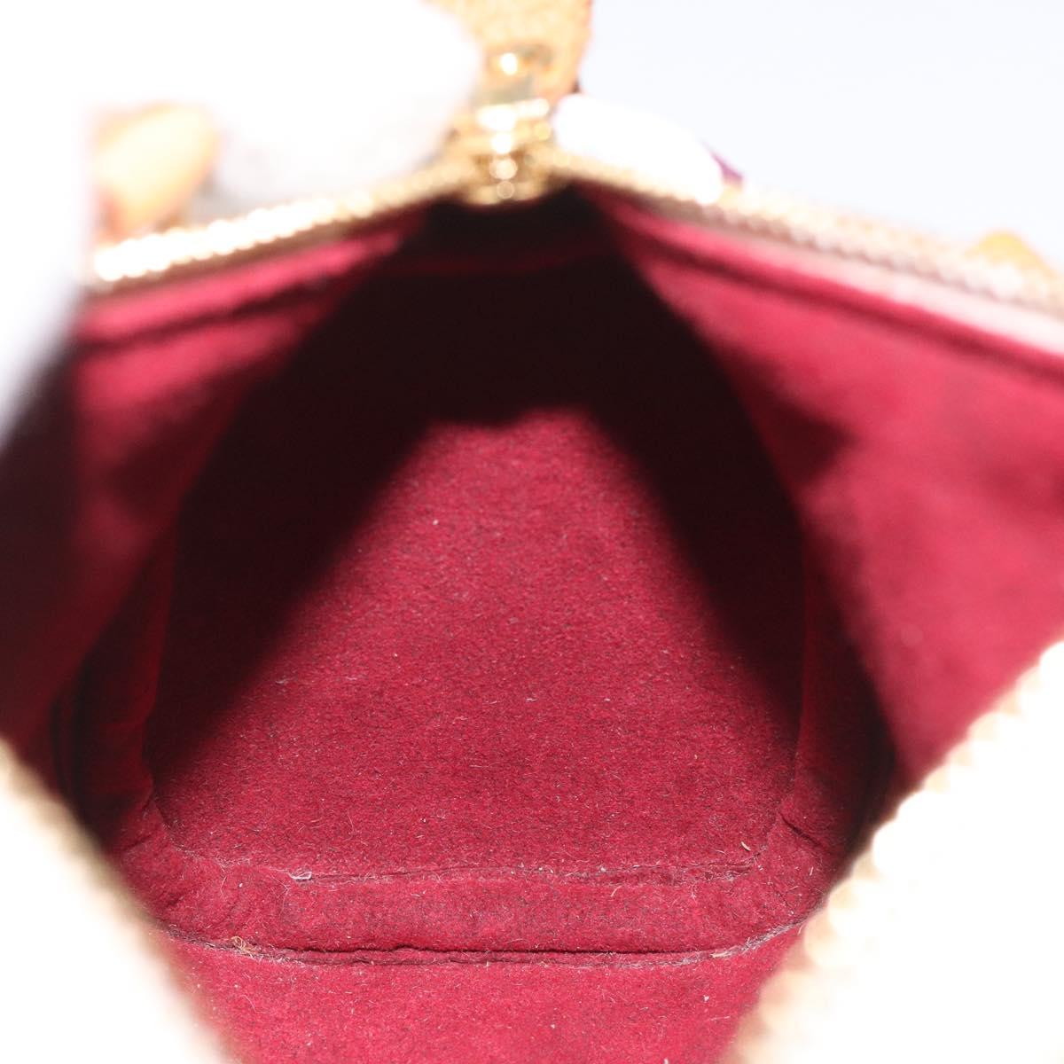 LOUIS VUITTON Monogram Multicolor Mini Speedy Hand Bag White M92645 Auth BA414AV