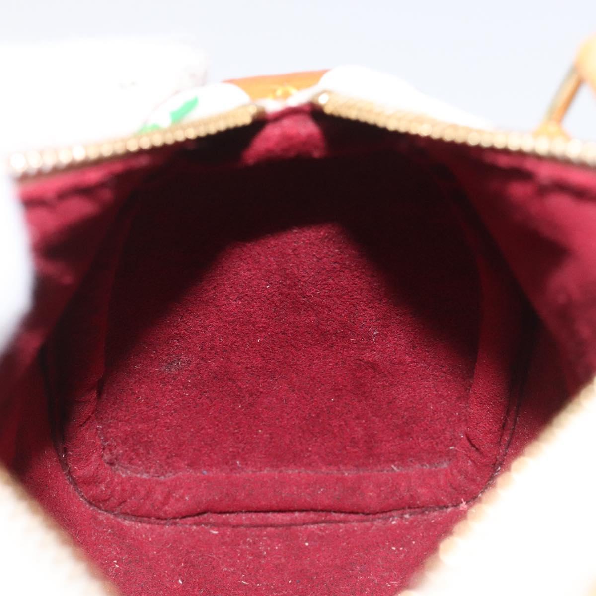 LOUIS VUITTON Monogram Multicolor Mini Speedy Hand Bag White M92645 Auth BA414AV