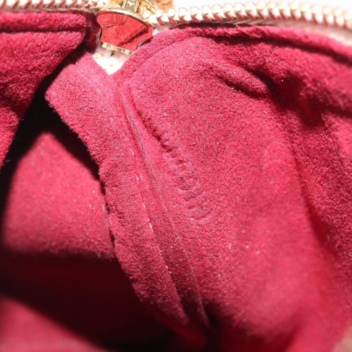 LOUIS VUITTON Monogram Multicolor Mini Speedy Hand Bag White M92645 Auth BA414AV