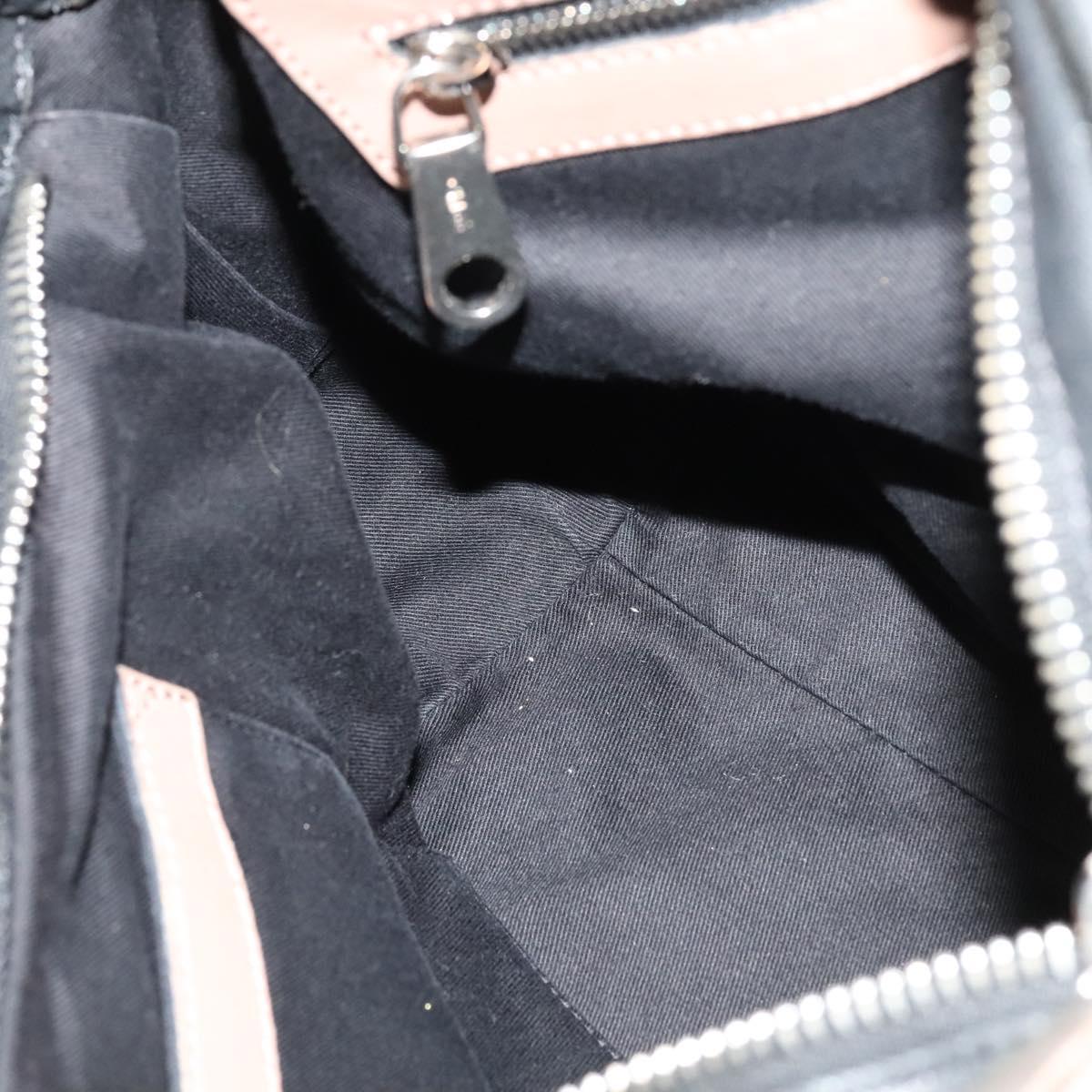 Chloe Etel Hand Bag Leather 2way Pink Silver Auth BA4166